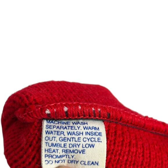 Vintage 50s Union Made Fairisle Orlon Acrylic Long Sleeve Cardigan Sweater S - Picture 6 of 6